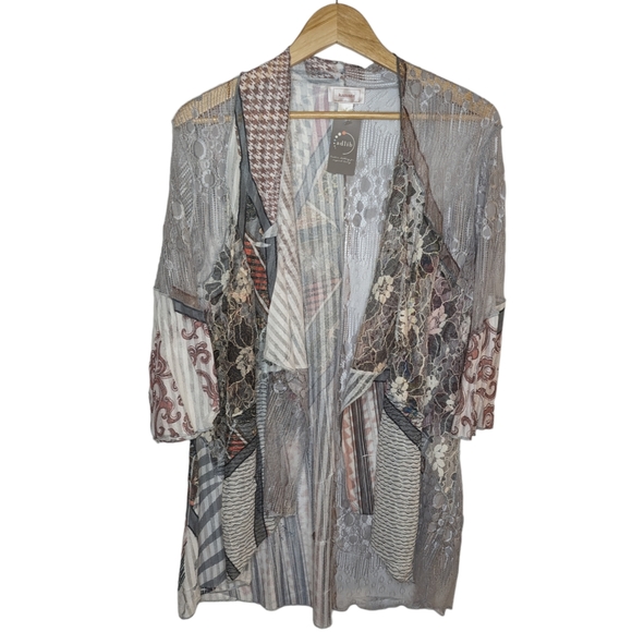 Kamana Jackets & Blazers - Kamana Multicolor Cardigan -  Size Medium